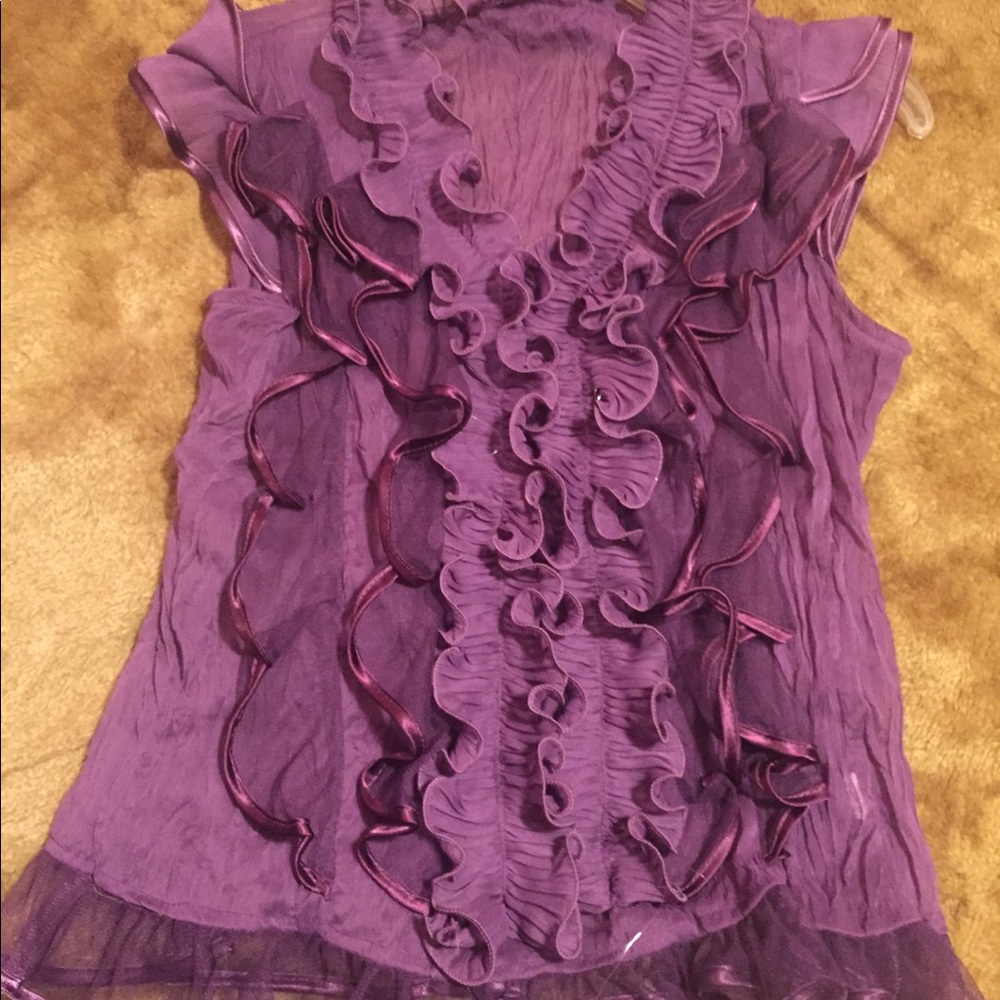 Beautiful purple blouse